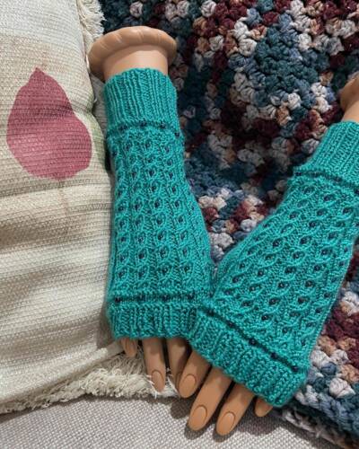 Beaded Lynx Mitts image